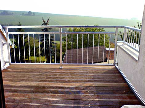 Außengeländer Dachterrasse
