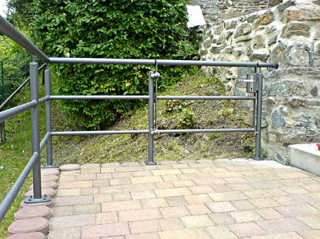 Außengeländer Stahlrohr